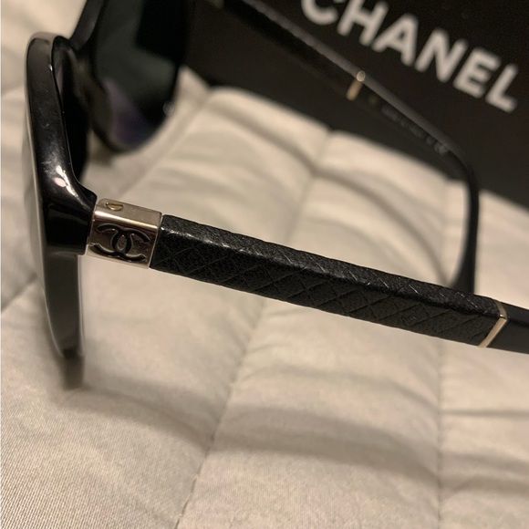 Chanel 5225-Q CC Authentic Quilted Interchangeable Sunglasses Sunglasses - Picture 4 of 9